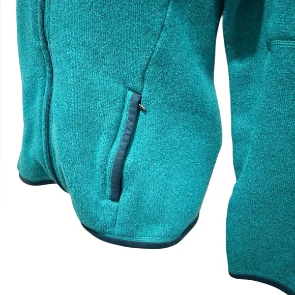 PATAGONIA Women’s Better Sweater Full Zip Fleece Jacket Teal Green Size XS - Picture 8 of 15